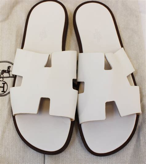 hermes izmir sandals white|hermes izmir sandals men's.